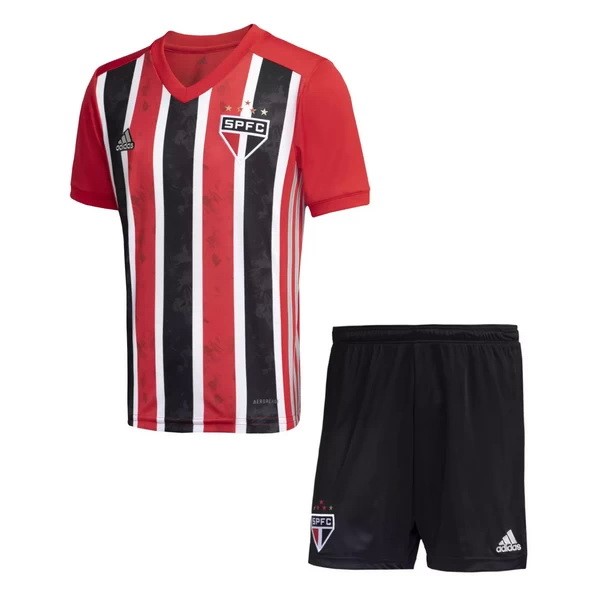 Trikot São Paulo Auswarts Kinder 2020-21 Rote Fussballtrikots Günstig